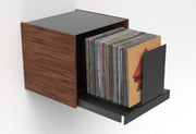 Rotating Vinyl Record Storage Display Cabinet